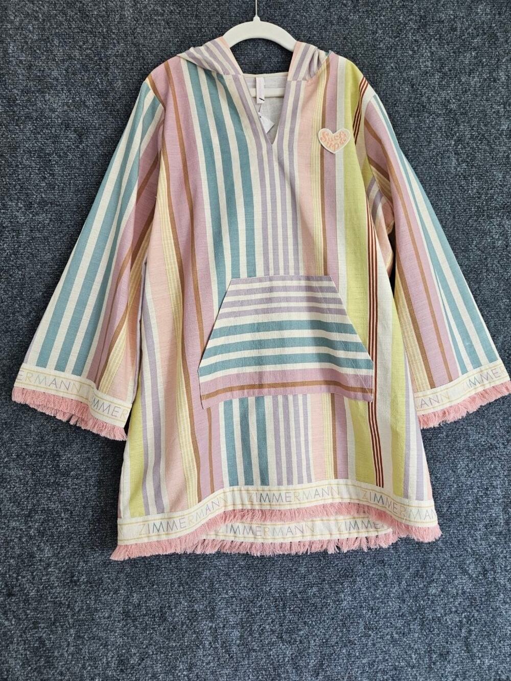 Zimmermann Kids Halliday Hooded Coverup | Size 10 | NWT